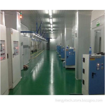 Automatic spray chrome system